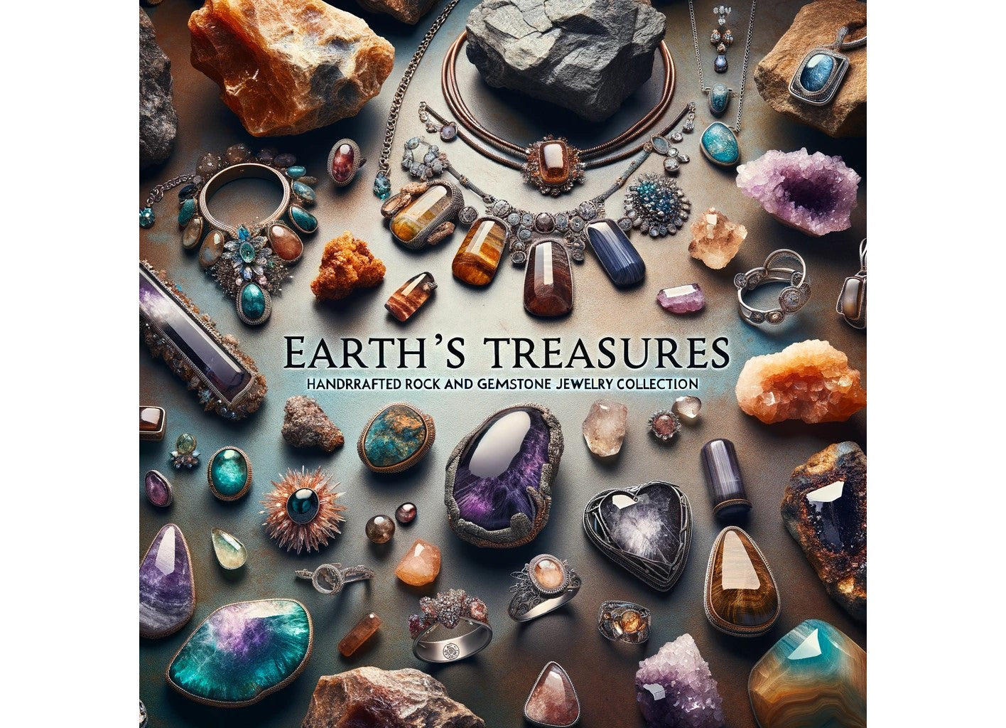 Earth's Treasures: Handcrafted Rock and Gemstone Jewelry Collection - Devil n Dove Online