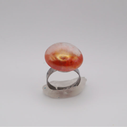 Sunset Stone - Handcrafted Celestial Dome Ring - Devil n Dove Online