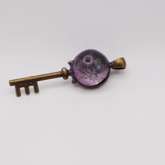 Amethyst Key Pendant - Devil n Dove Online