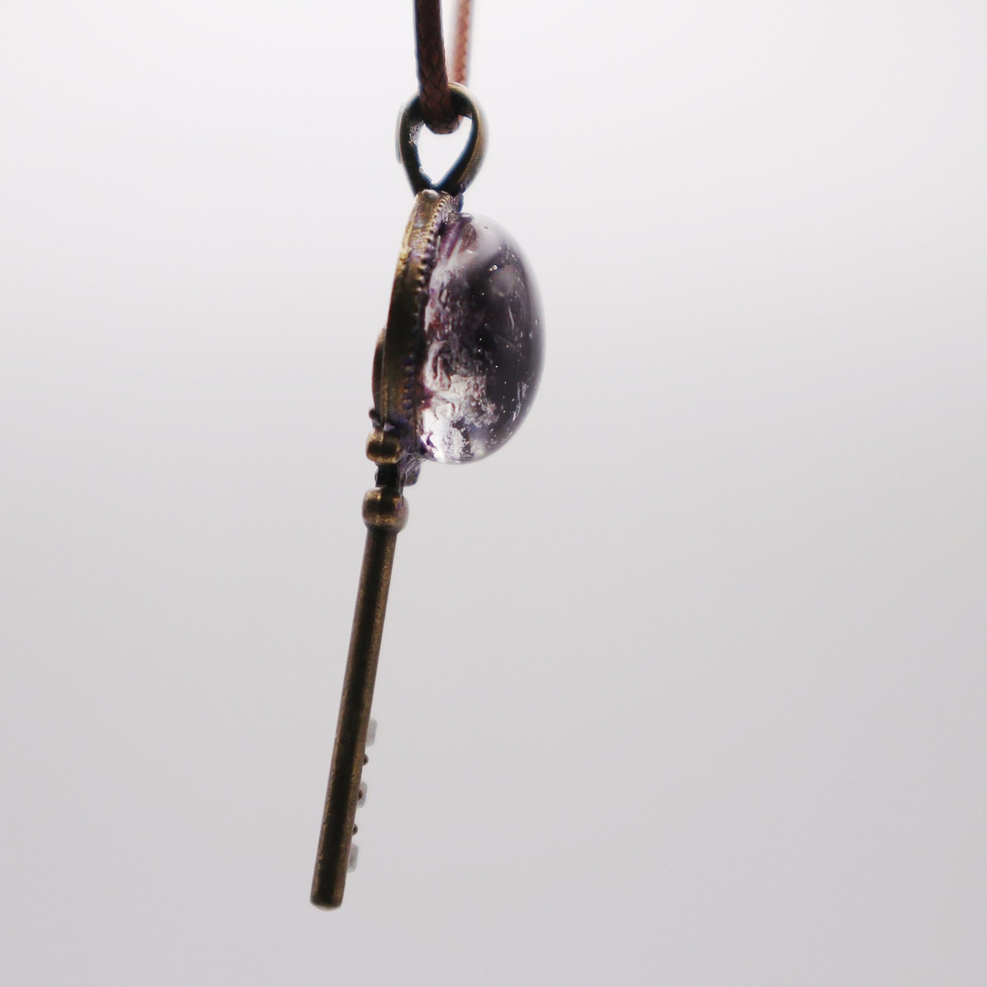 Amethyst Key Pendant - Devil n Dove Online