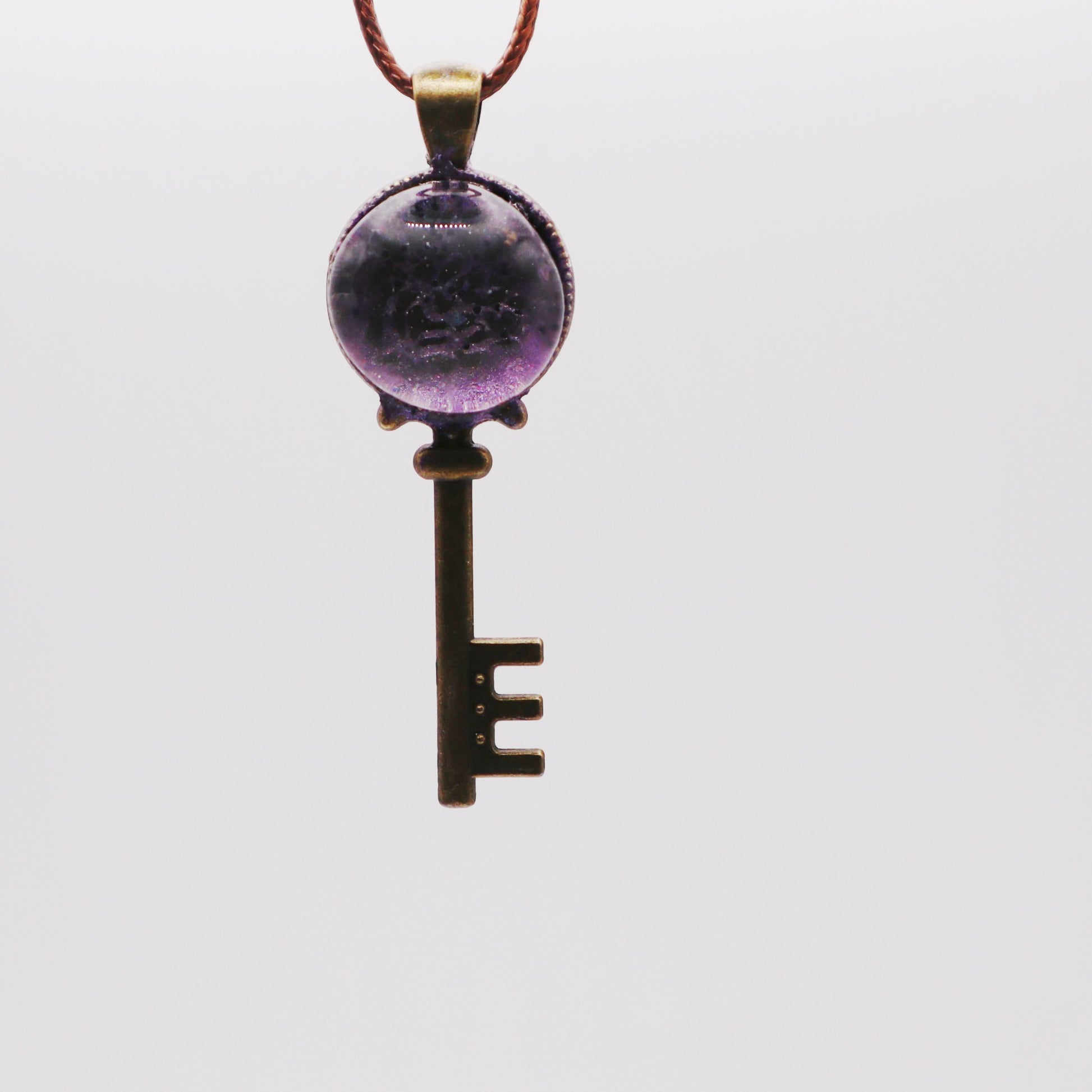 Amethyst Key Pendant - Devil n Dove Online