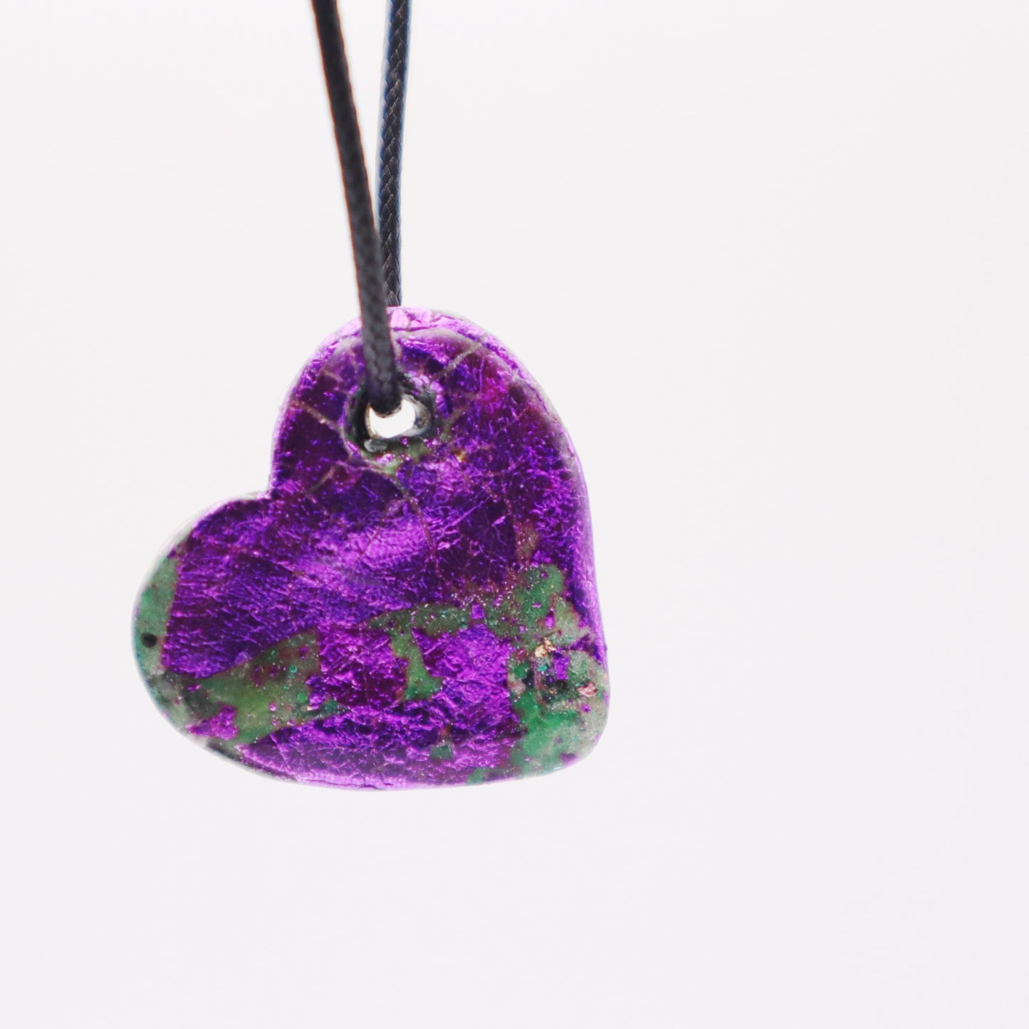 Amethyst Blossom Heart Pendant - Devil n Dove Online