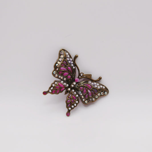 Pink Radiance Butterfly Brooch - Devil n Dove Online