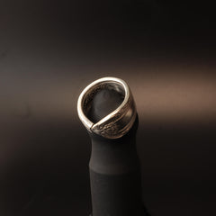 Vintage Silver-Plated Spoon Ring - Size 7 1/2