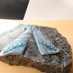 Ocean Breeze Polymer Clay Earrings