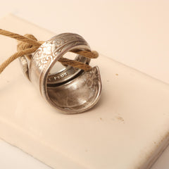 Size 7 Silver Plated Spoon Ring