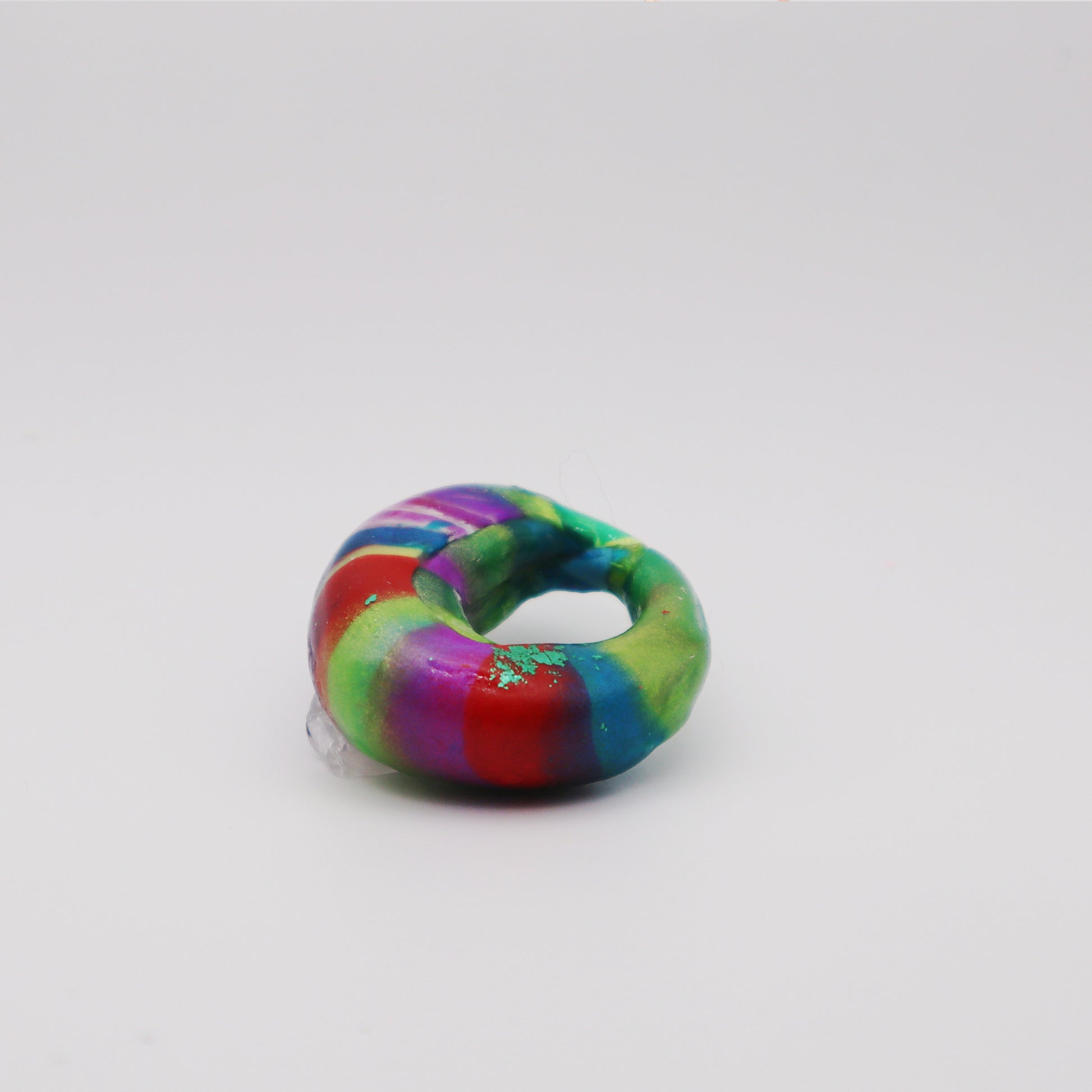 Vivid Whorl: Spectrum Donut Pendant - Devil n Dove Online