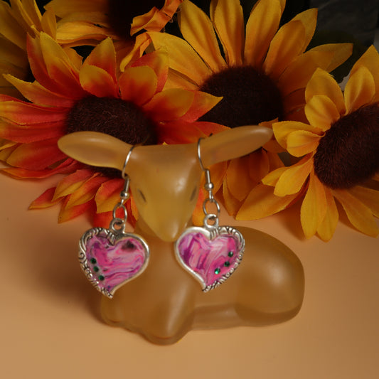 Heart-Shaped Earrings