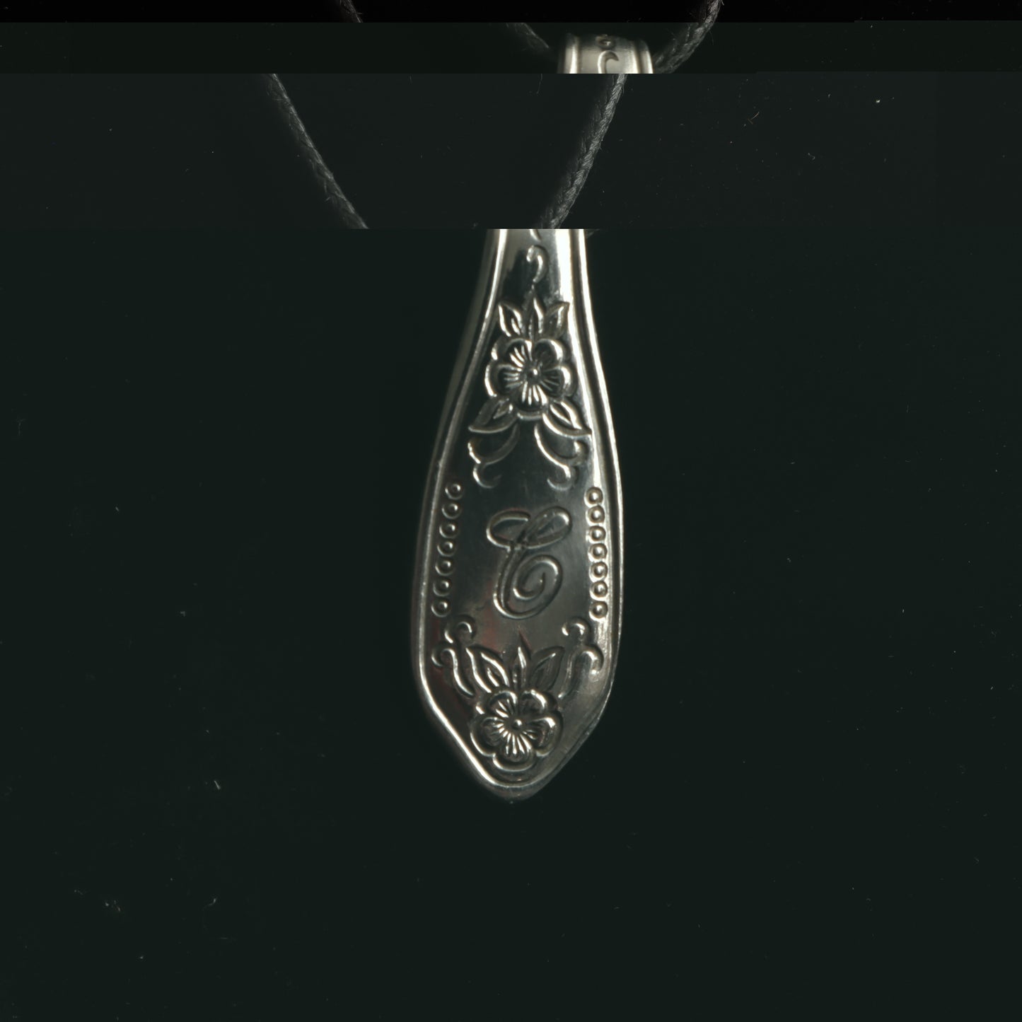 Engraved Spoon Pendant